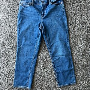 Lands' End Petite Blue Denim Jeans